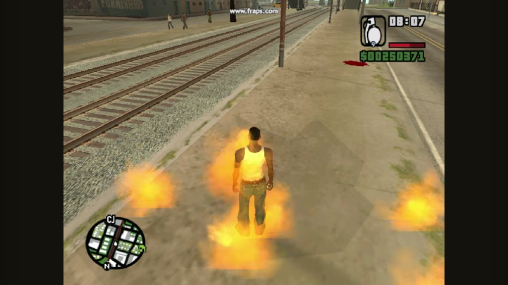 Fire in GTA San Andreas