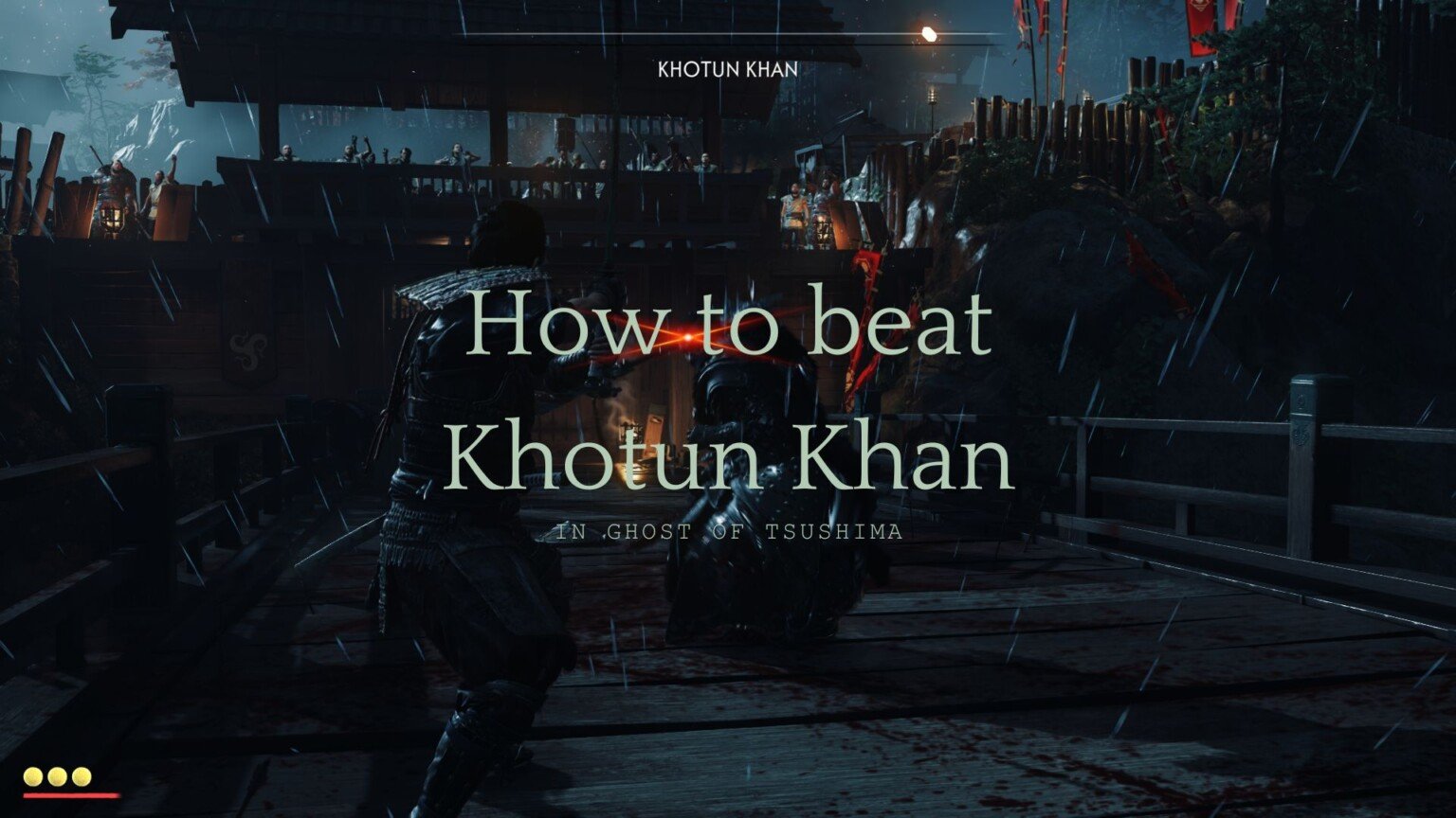 How to beat Khotun Khan in Ghost of Tsushima Director's Cut