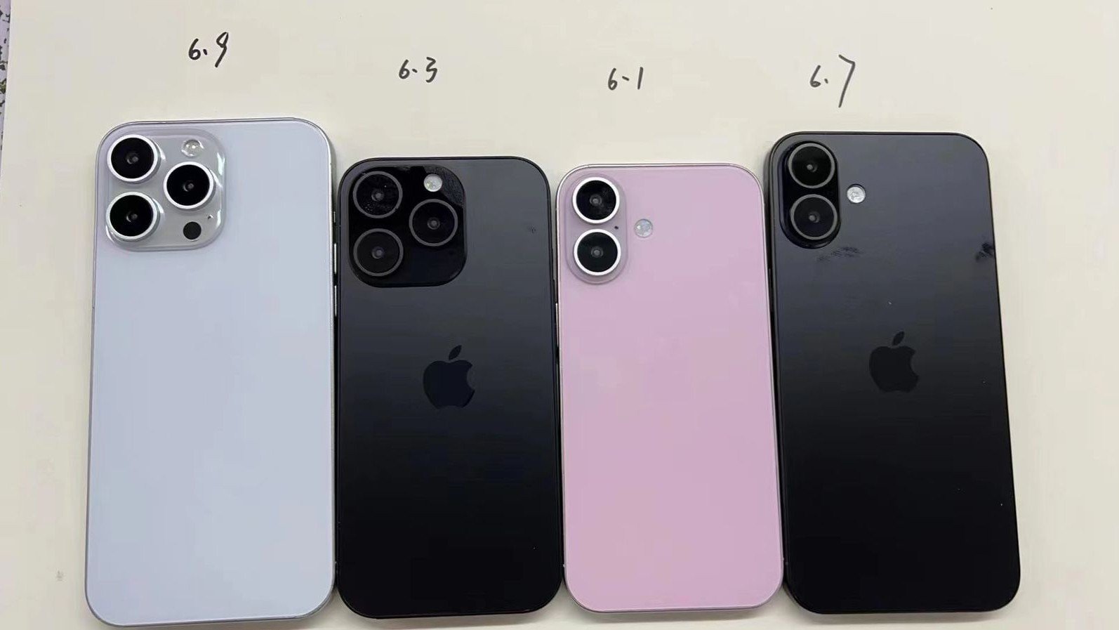 iPhone-16-16-plus-pro display size explain.