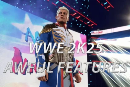 WWE 2K25 AWFUL FEATURES